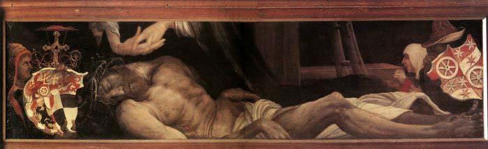 Matthias  Grunewald Lamentation of Christ before 1523 Sweden oil painting art